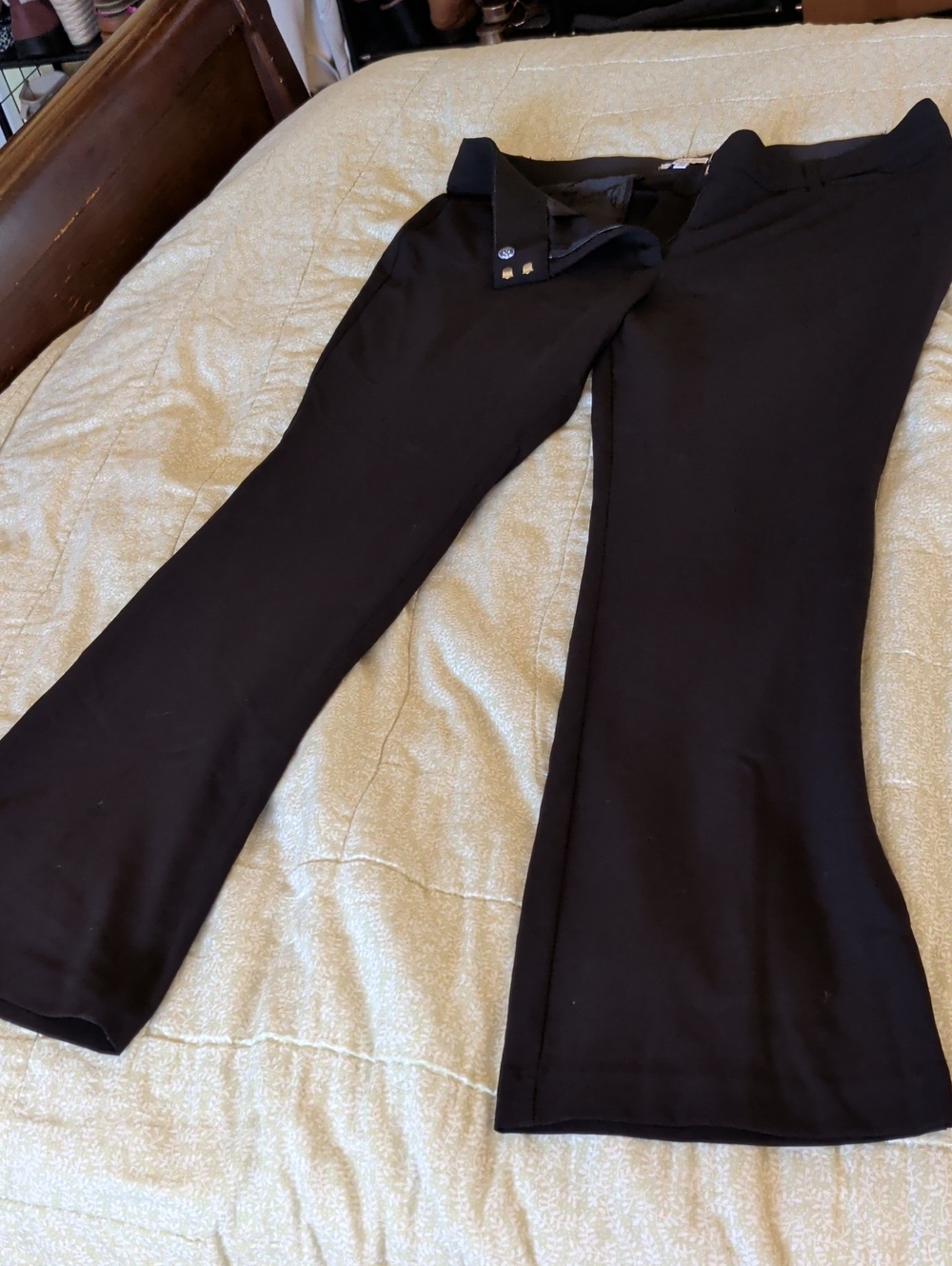 Women's Black Boot Cut Flare Pants